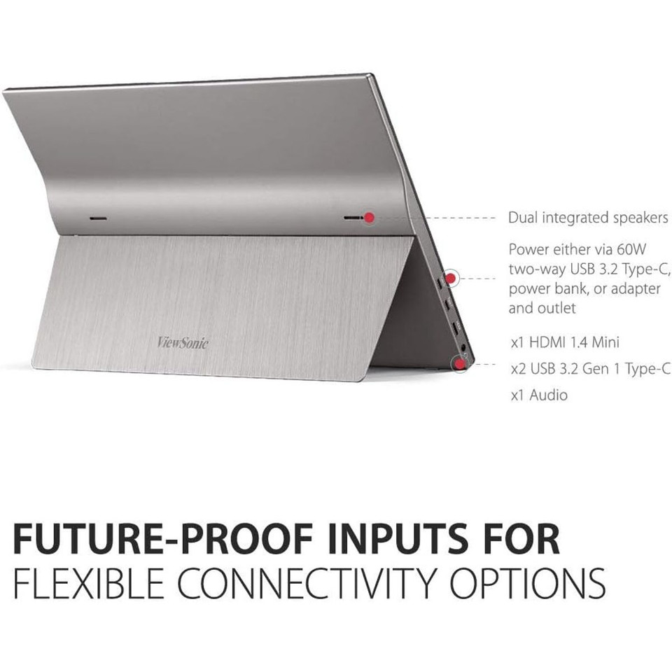 ViewSonic VG1655 15.6" Monitor with Stand product image
