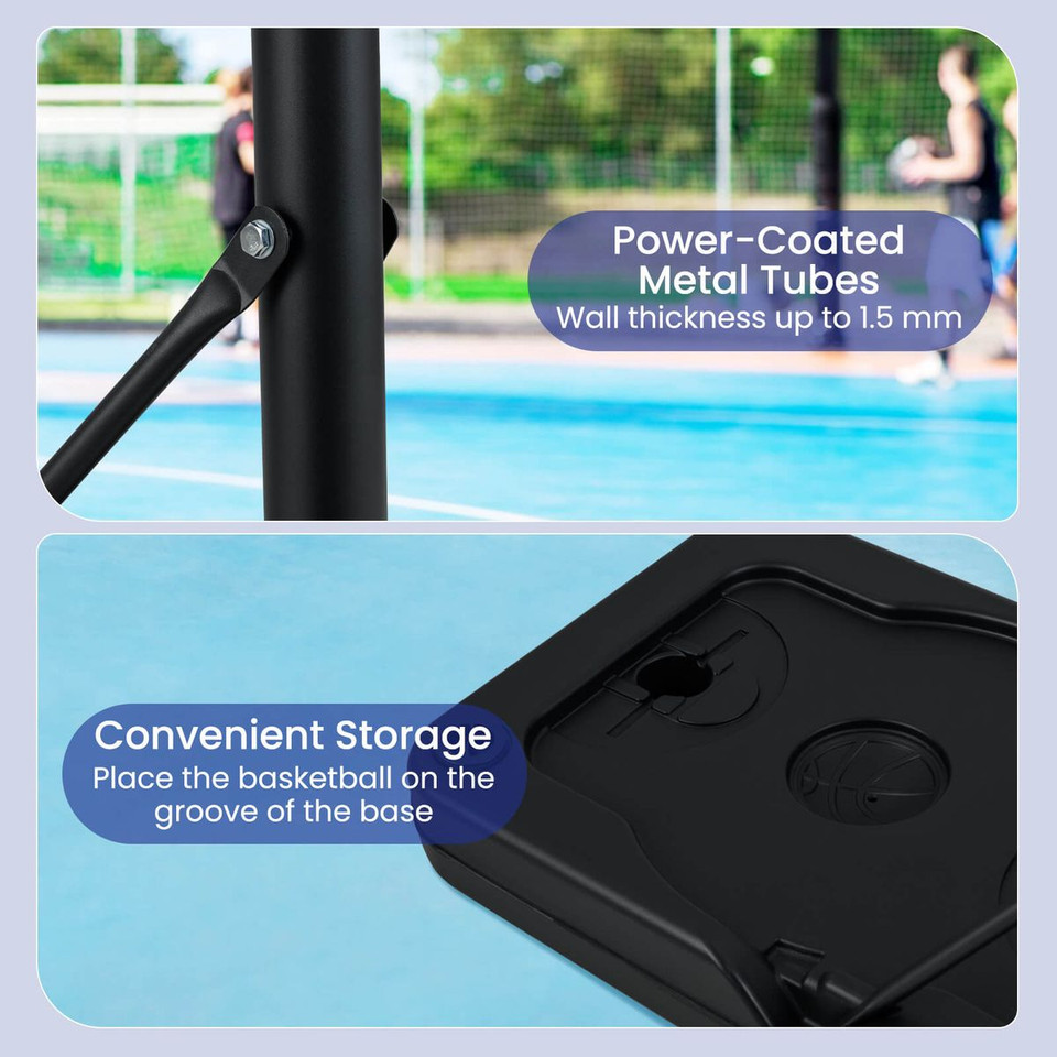 Height-Adjustable Outdoor Portable Basketball Hoop product image