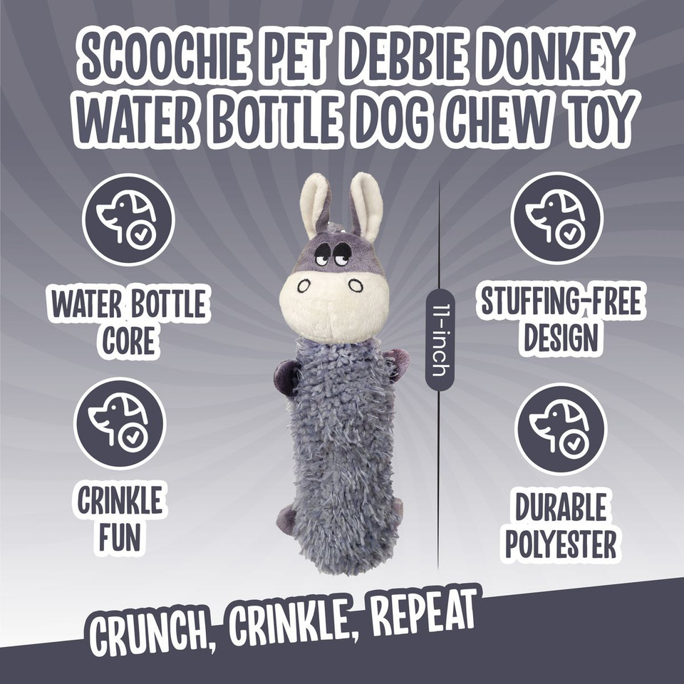 Scoochie Pet Squeaky/Crinkle Dog Chew Toys product image