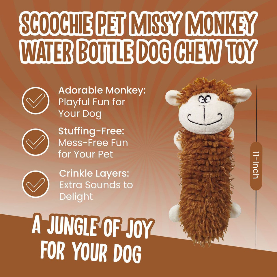 Scoochie Pet Squeaky/Crinkle Dog Chew Toys product image