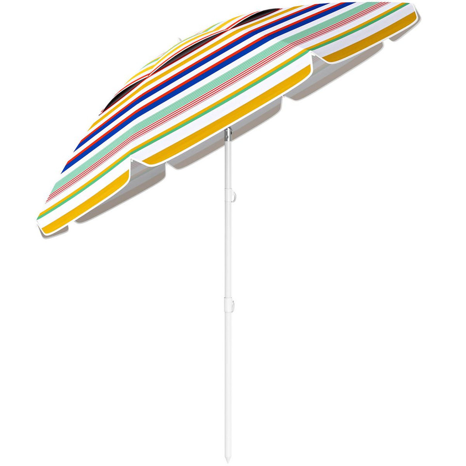  6.5 FT Beach Outdoor Umbrella with Carrying Bag product image