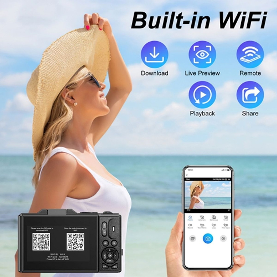 iNova 5K 75MP Digital Camera product image