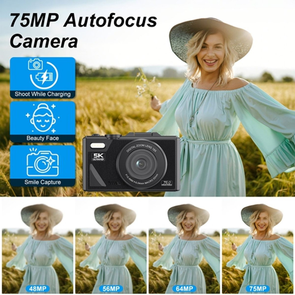 iNova 5K 75MP Digital Camera product image
