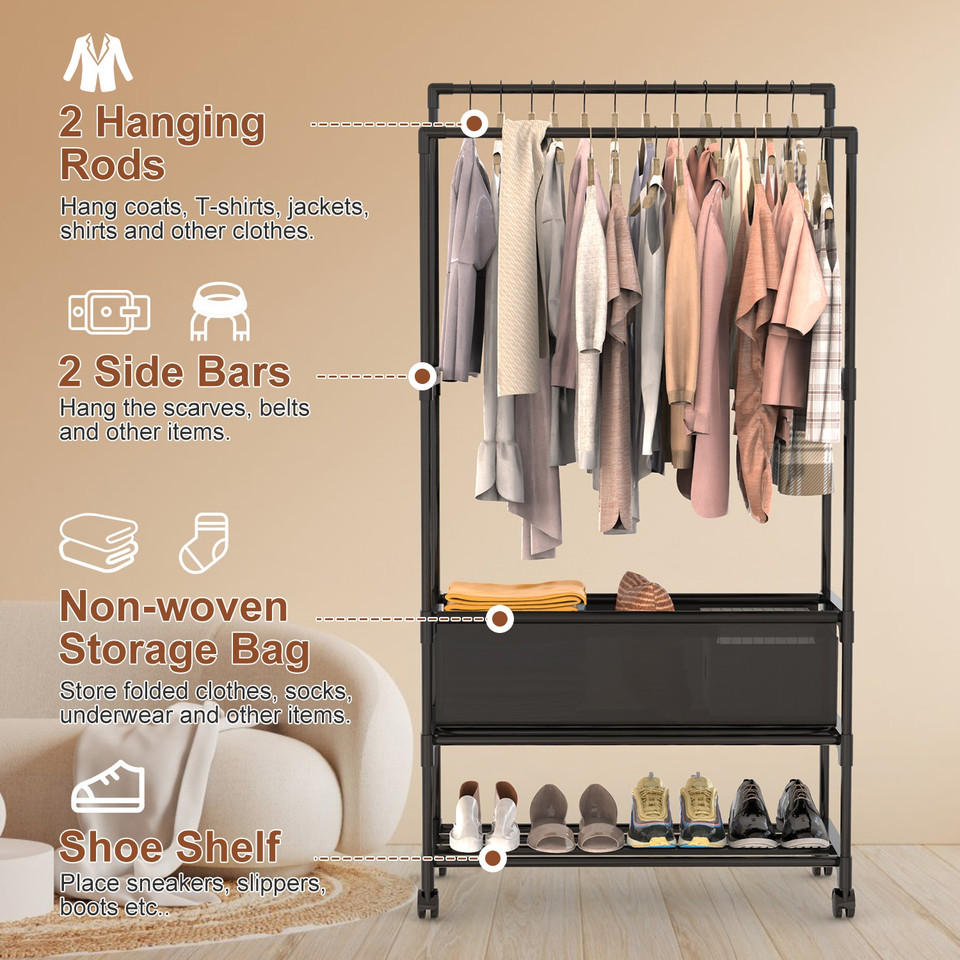 NewHome Clothing Rack with Storage Bag product image