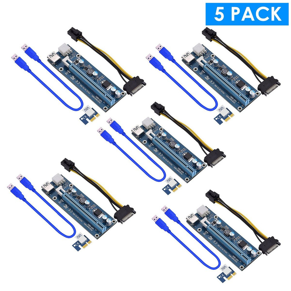 iMounTEK PCI-E PCI Express Risers (5-Pack) product image