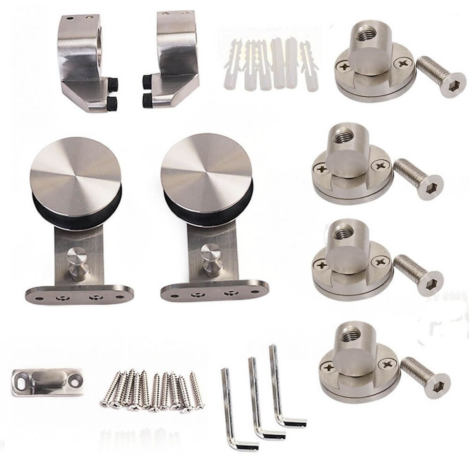 Stainless Steel Wood Sliding Door Hardware Set product image