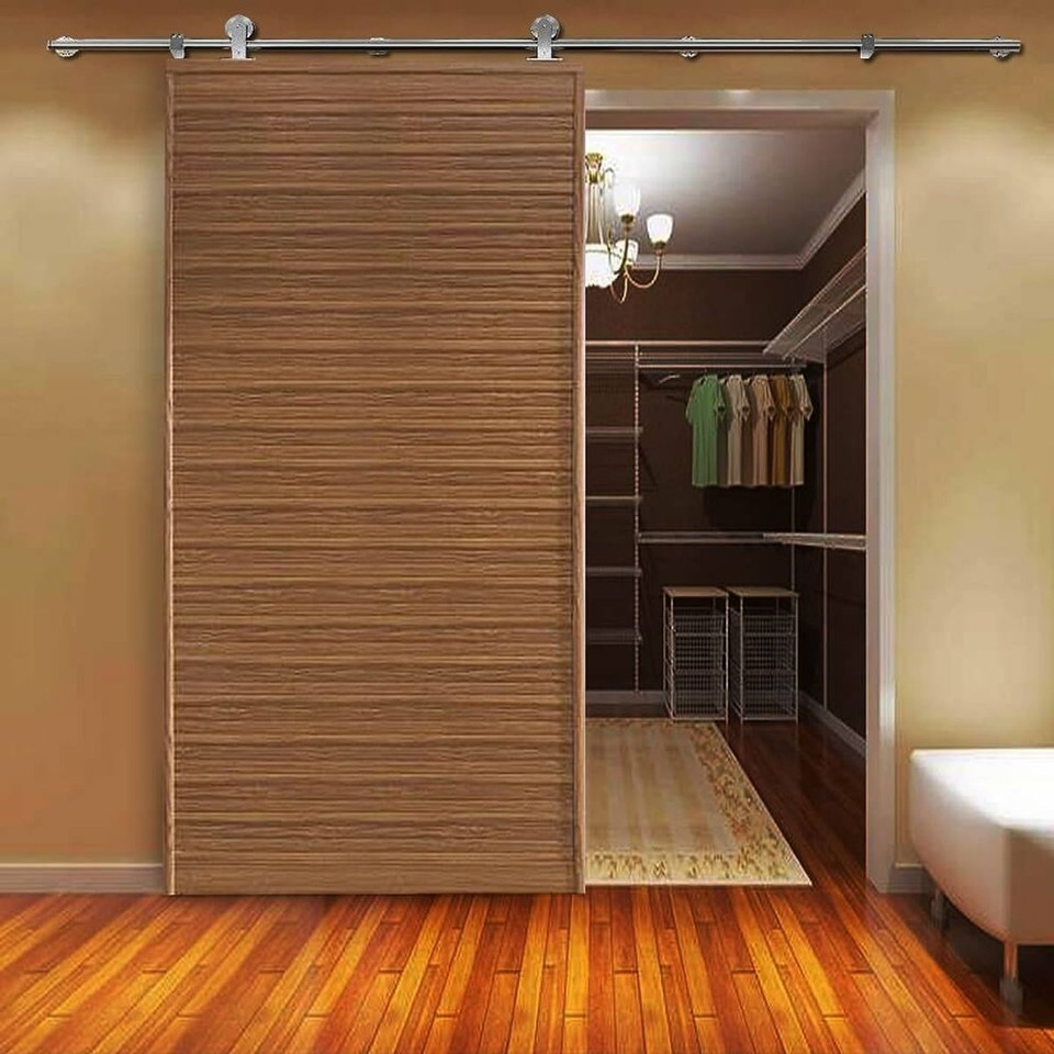 Stainless Steel Wood Sliding Door Hardware Set product image
