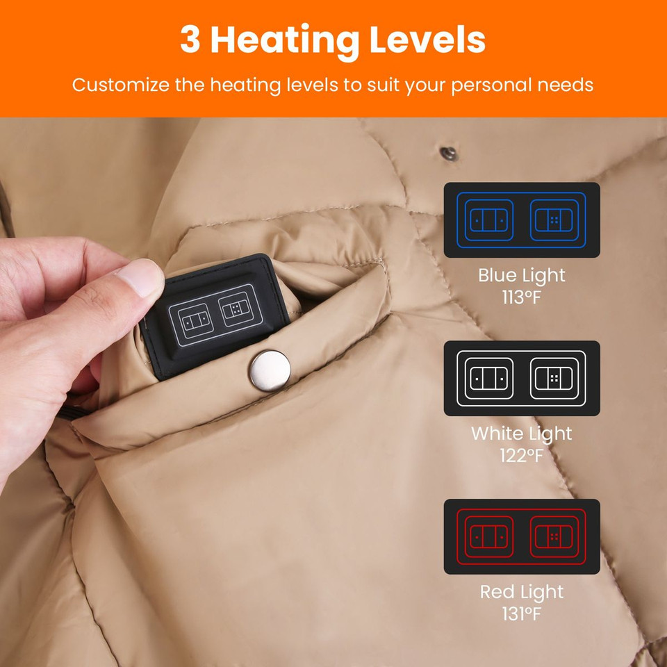 USB Heated Blanket (Requires Power Bank) product image