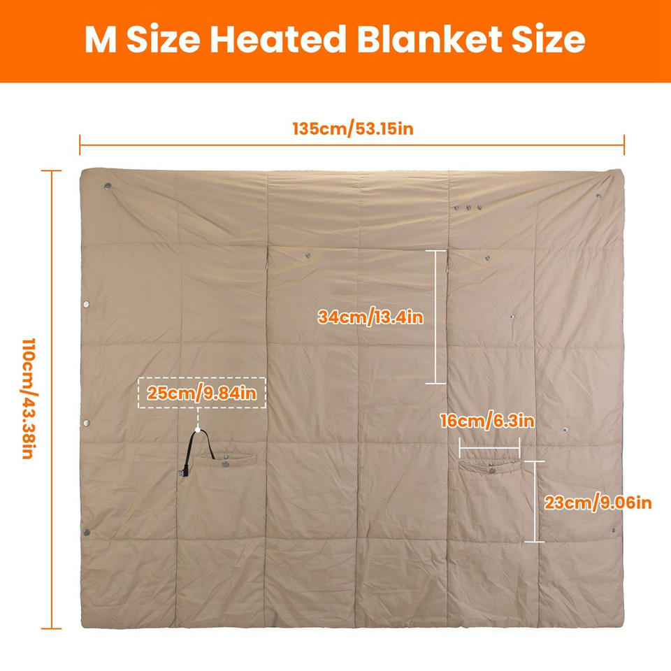 USB Heated Blanket (Requires Power Bank) product image