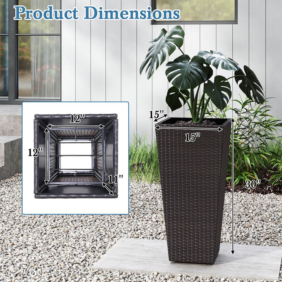 30” Planter Pot with Open-ended Base (2-Pack) product image