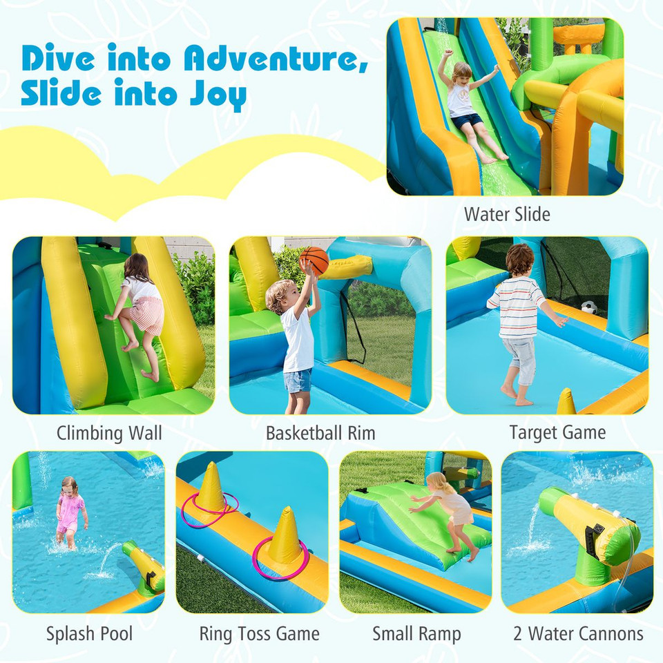 Inflatable Water Park   with Climbing Wall product image