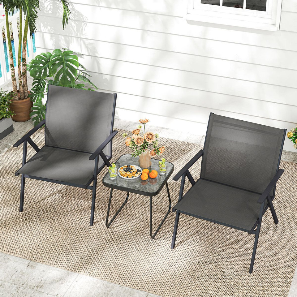 Patio Chairs with Breathable Mesh Fabric product image