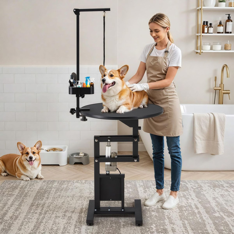 Electric Height-Adjustable Lift Grooming Table for Pets  product image