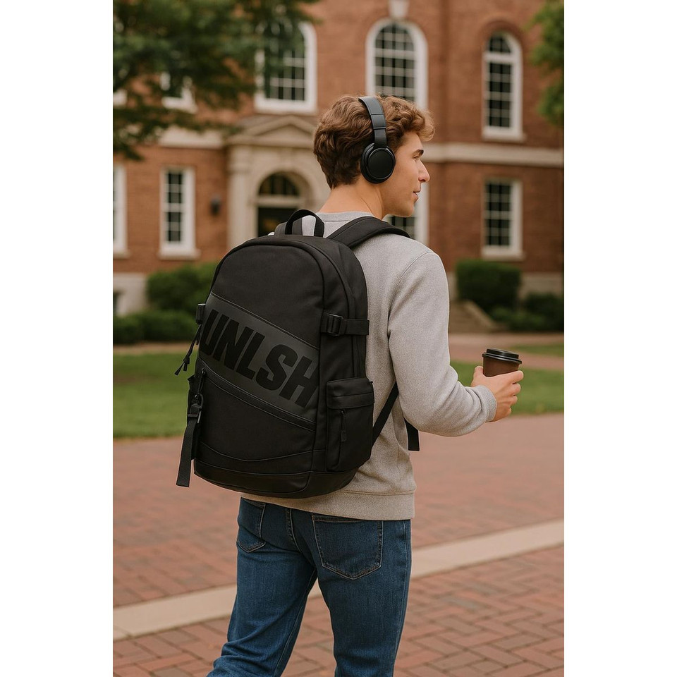 UNLSH  18” Black Performance Laptop Backpack product image