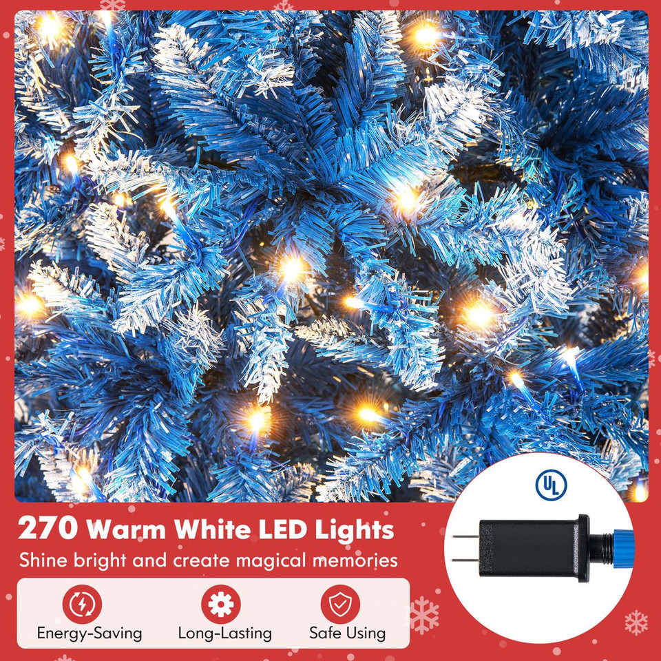 Artificial Christmas Tree with Lush Branch Tips and Warm White LED Lights product image