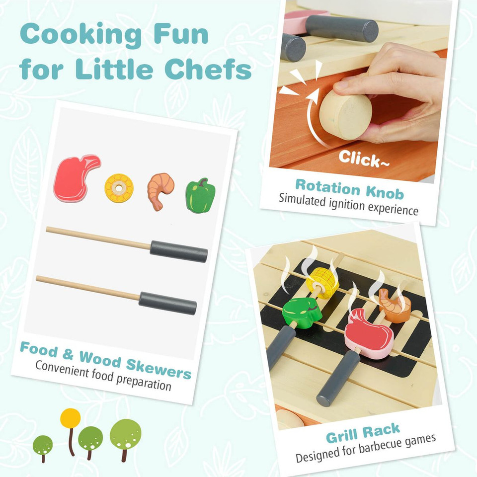 Kids' Wooden Kitchen/Potting Bench Play Set product image
