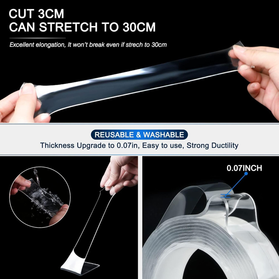 10-foot Double Sided Heavy Duty Nano Tape (4-Pack) product image