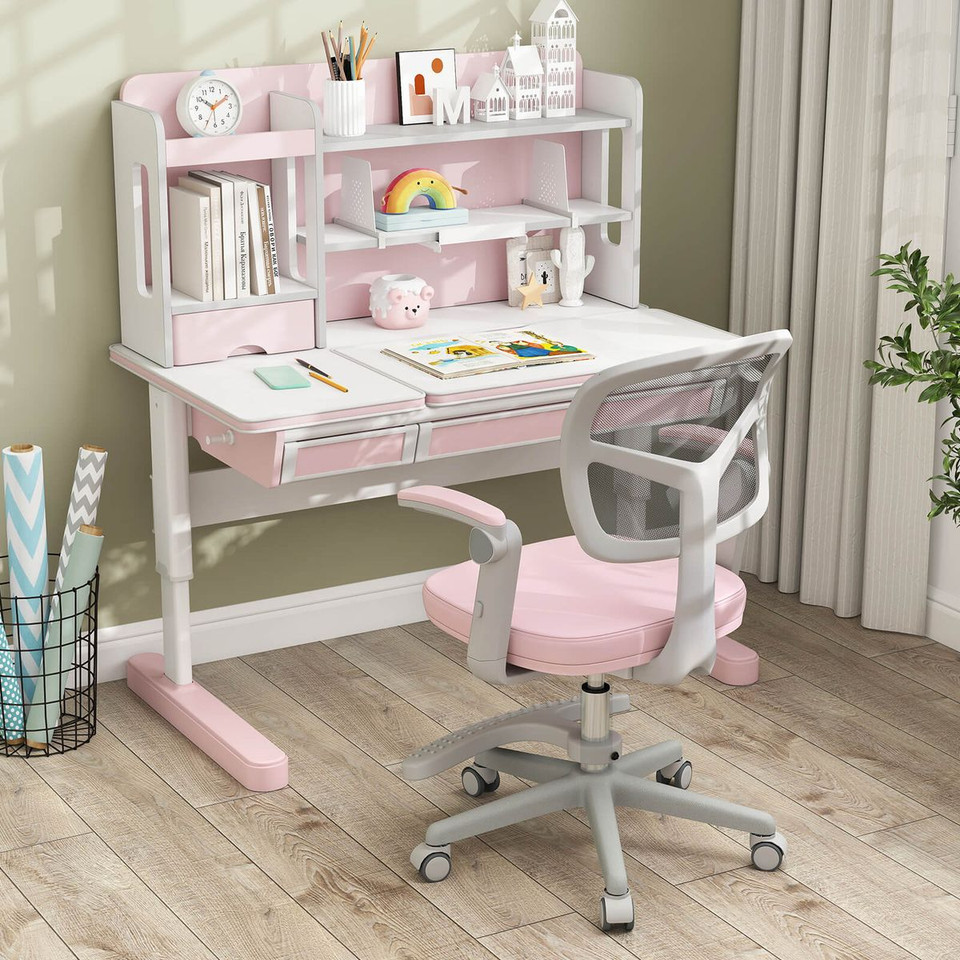 Kids' Adjustable Height Desk Chair with Footrest product image