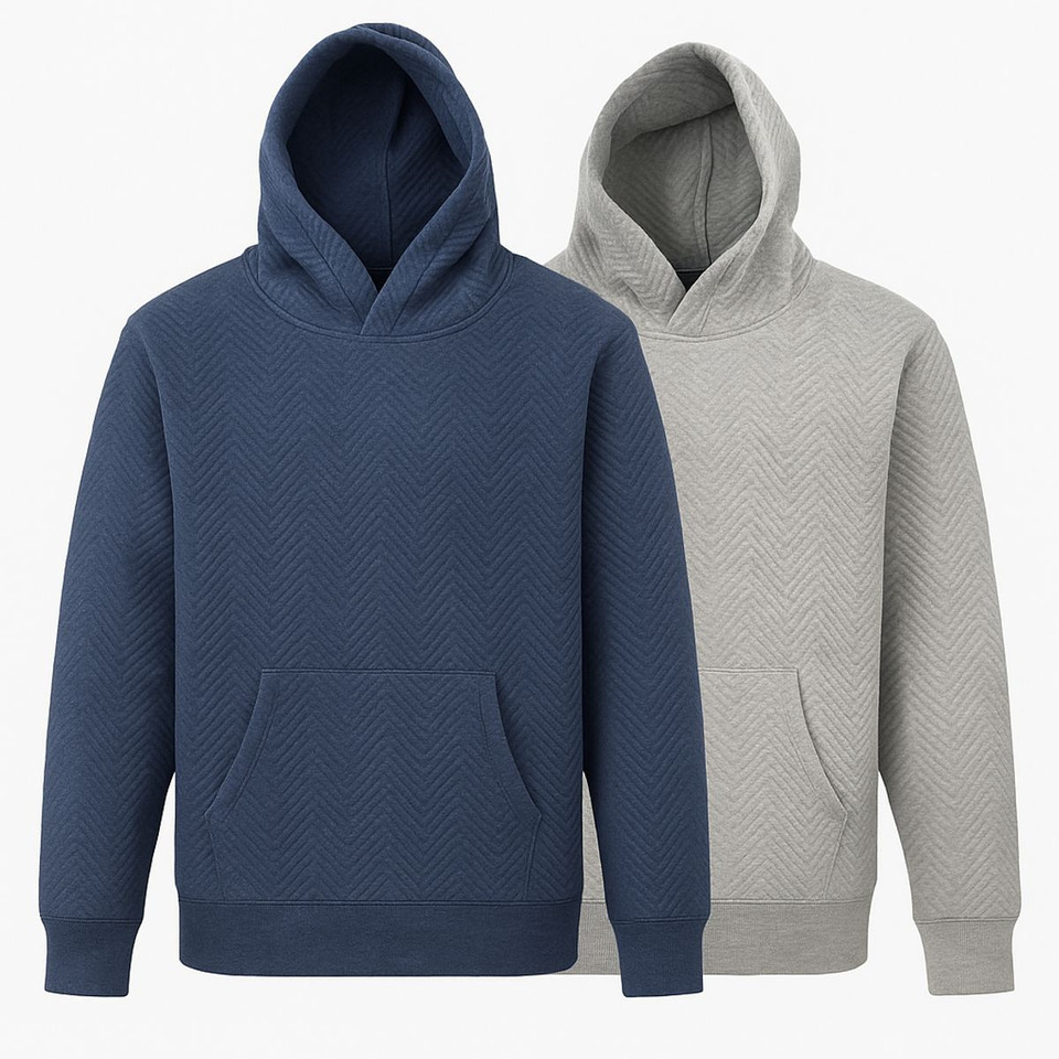 Men's Hoodie Herringbone Pullover Sweatshirt product image
