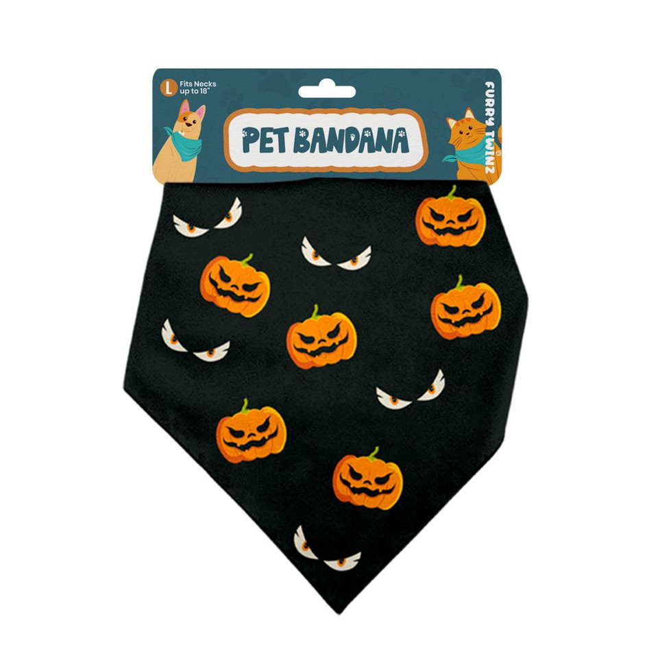 Adjustable Halloween Pet Bandana For Dogs And Cats product image