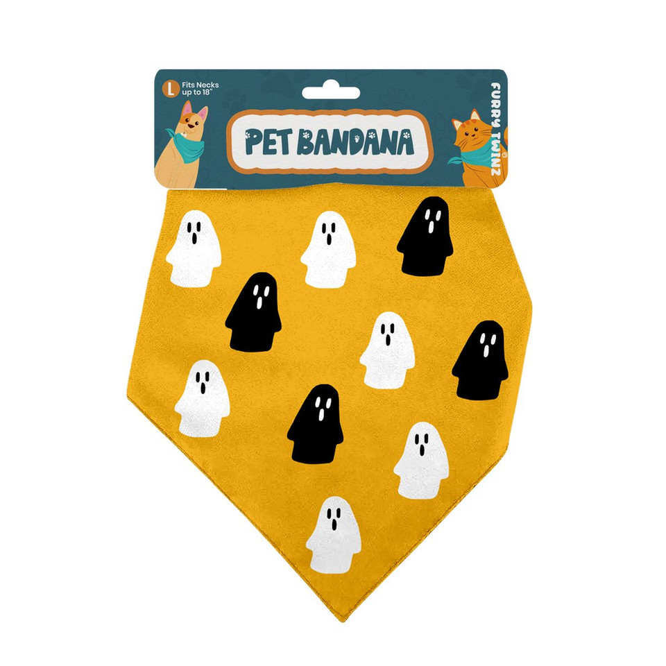 Adjustable Halloween Pet Bandana For Dogs And Cats product image
