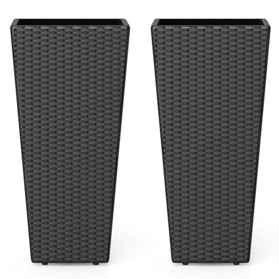 30" Tall Modern Planter Set (2-Pack) product image
