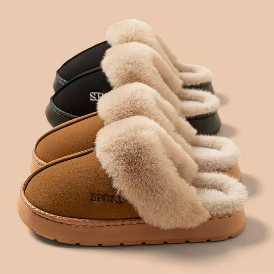 Women's Fuzzy House Slippers product image
