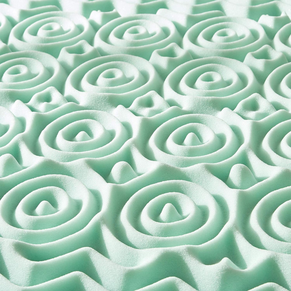 2-inch 7-Zone Memory Foam Mattress Topper with Aloe Infusion product image