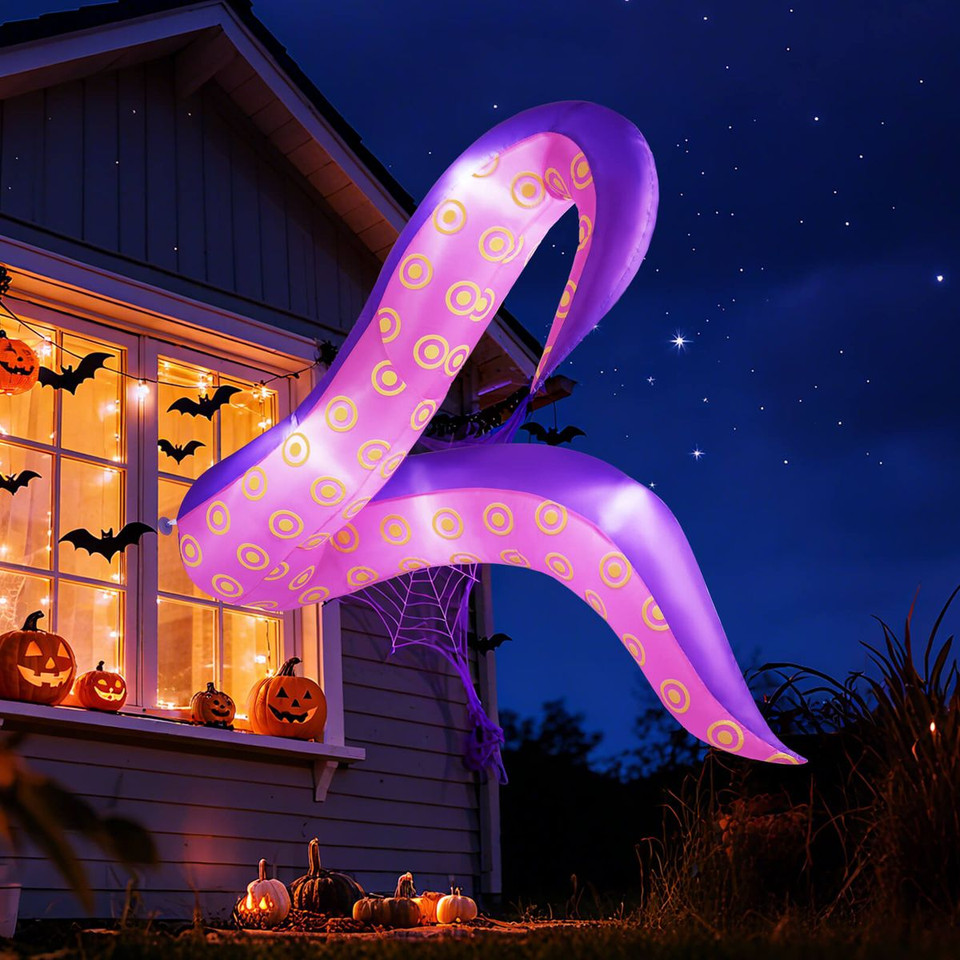 6.5 Ft Inflatable LED Octopus Tentacles Window Decoration product image