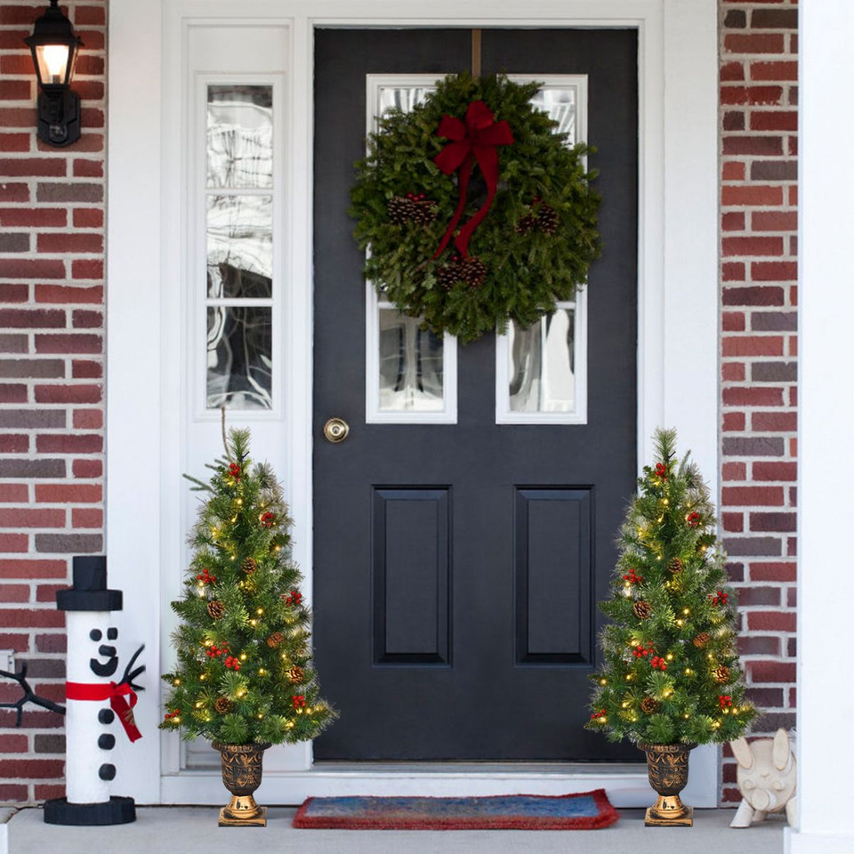 Pre-Lit LED Christmas Tree with Urn product image