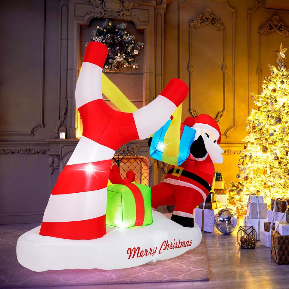 7 Foot Christmas Inflatable Santa Decoration  product image