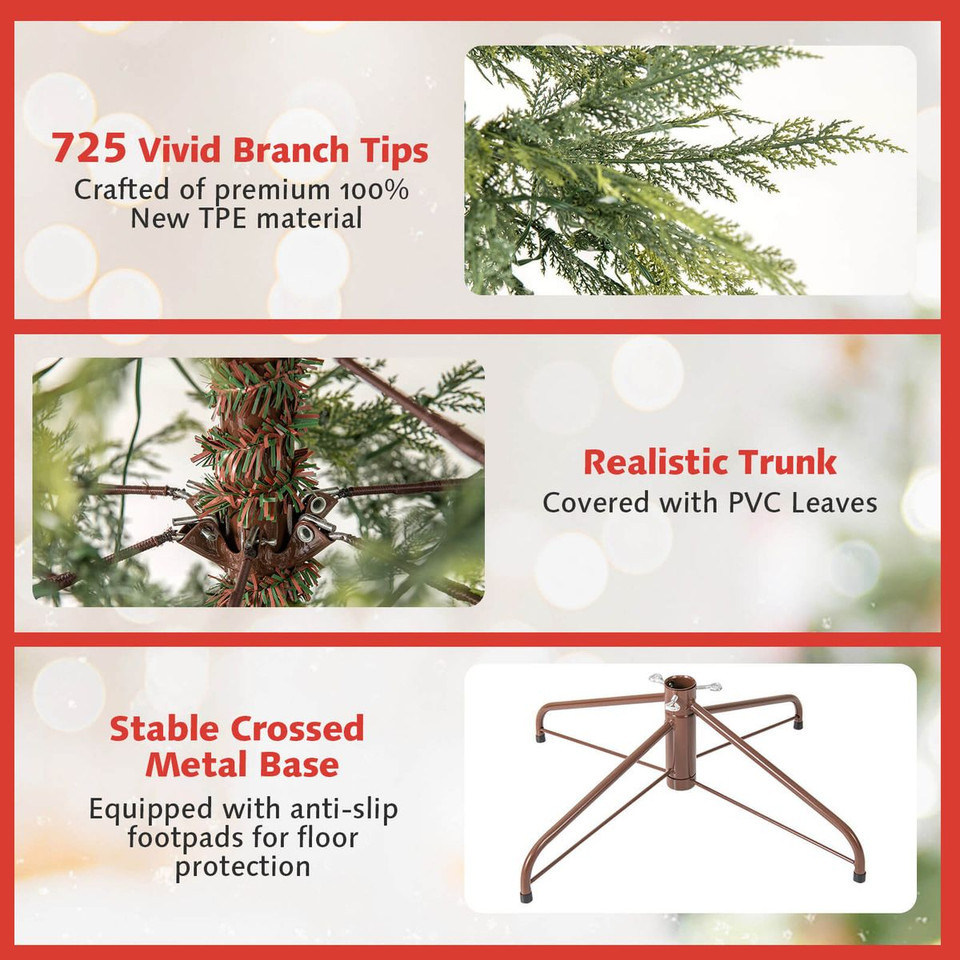 Pre-Lit  Artificial Christmas Tree  with LED Lights product image