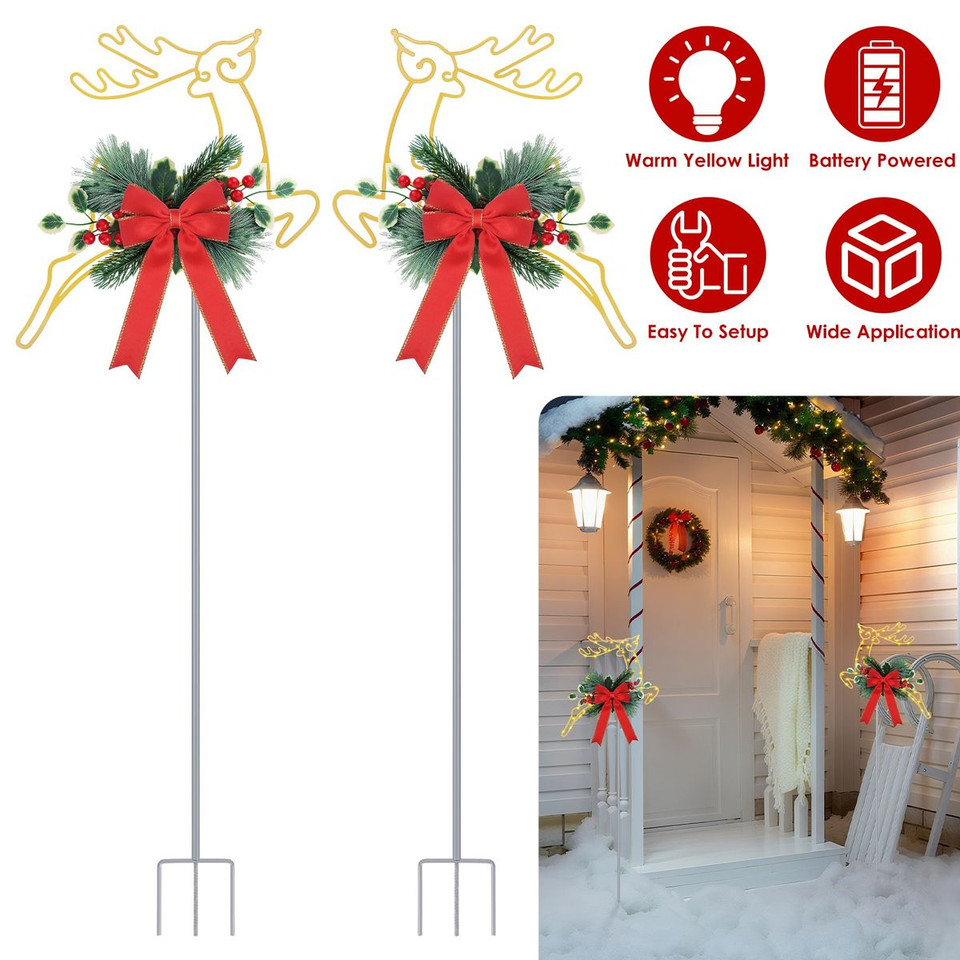 Christmas Lighted Reindeer (2-Pack) product image