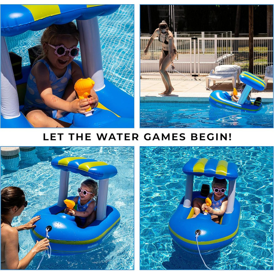 Toddler Harbormaster Inflatable Boat Pool Float  product image
