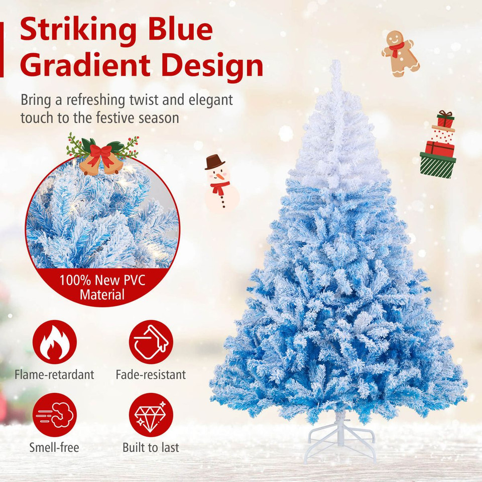 Artificial Christmas Tree with Warm White LED Lights and 8 Lighting Modes product image