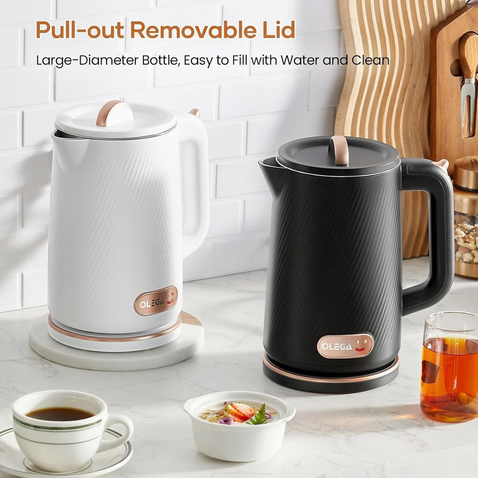 OLEGA 1500W 1.8L Stainless Steel Electric Kettle  product image