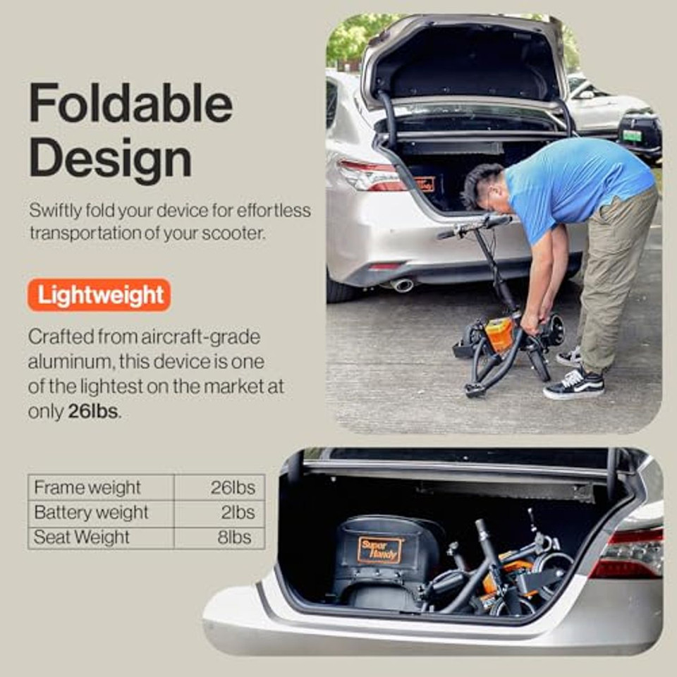 SuperHandy Passport Mobility Scooter product image