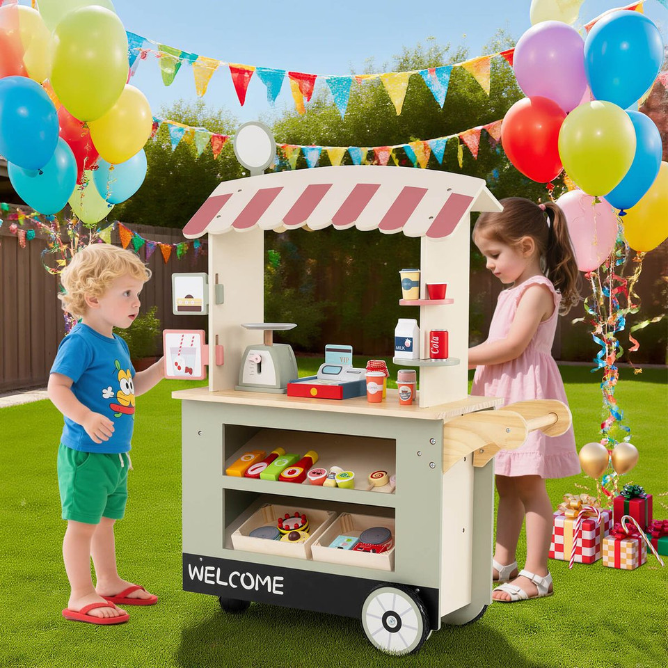 Kids' Snacks & Sweets Food Cart with Accessories  product image