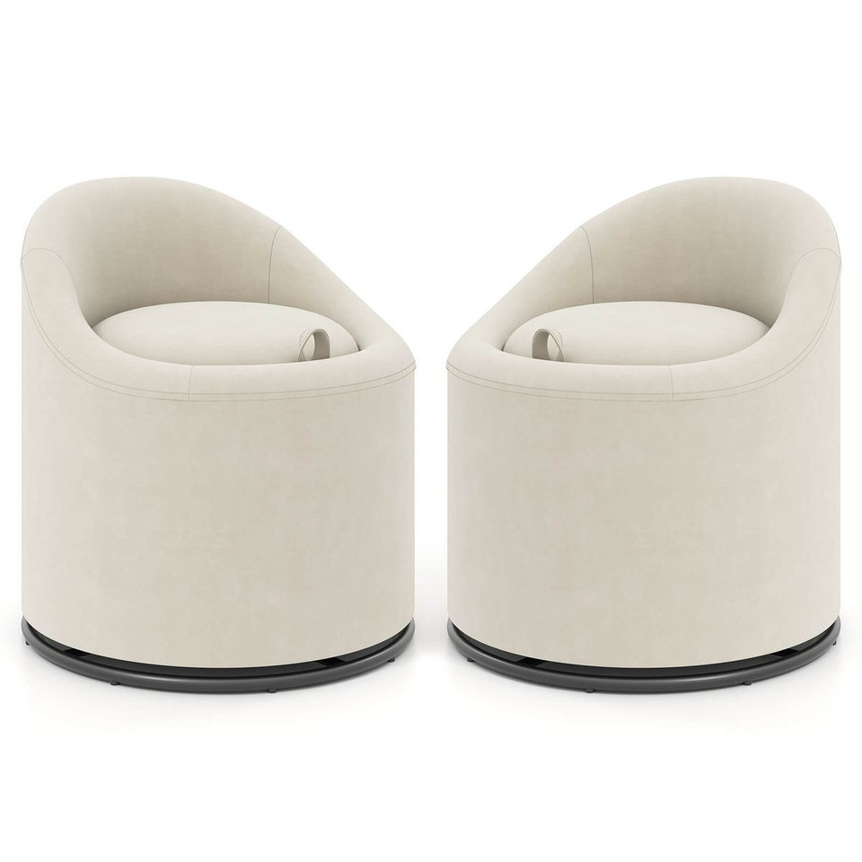 360° Swivel Barrel Chair with Storage (1- or 2-Pack) product image