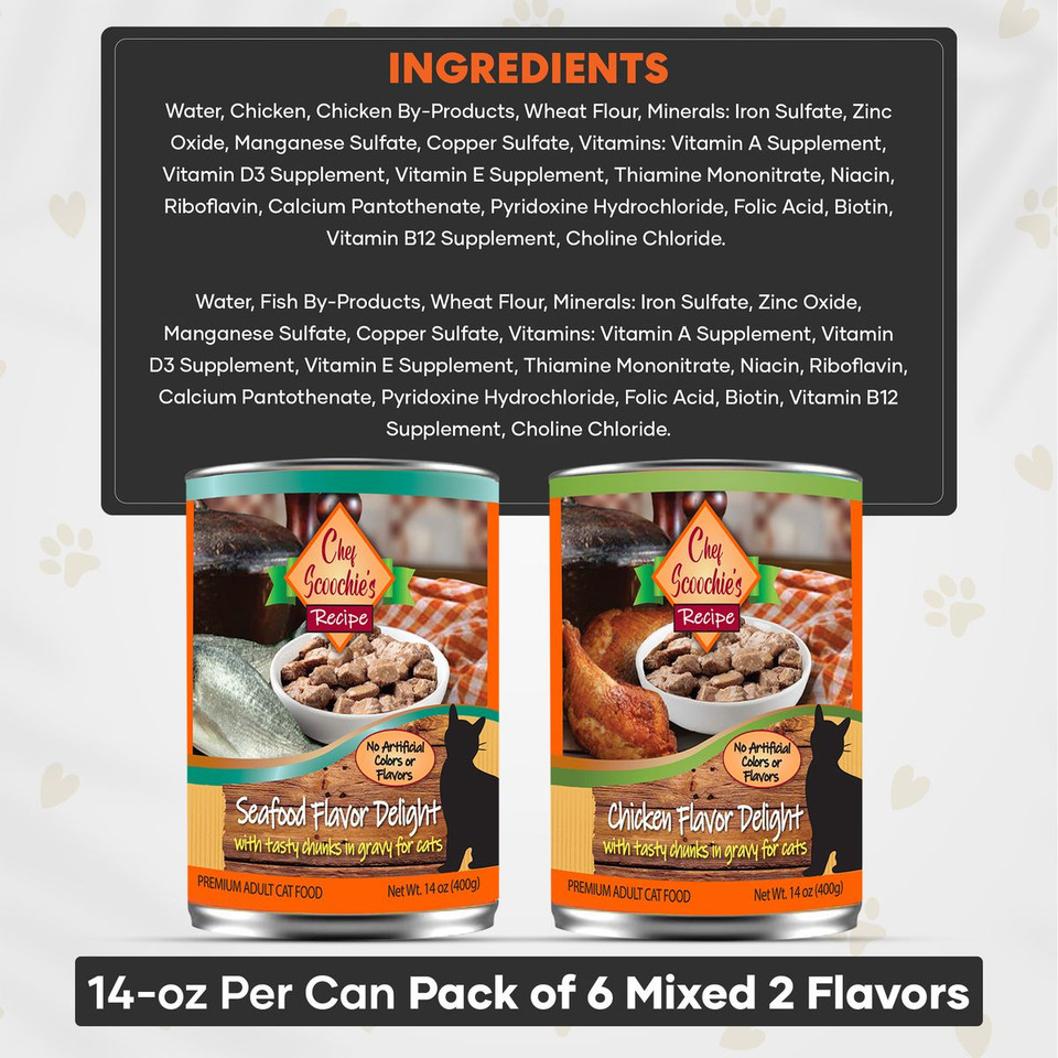 Chef Scoochie's Dog and Cat Wet Food (6- or 12-Pack) product image