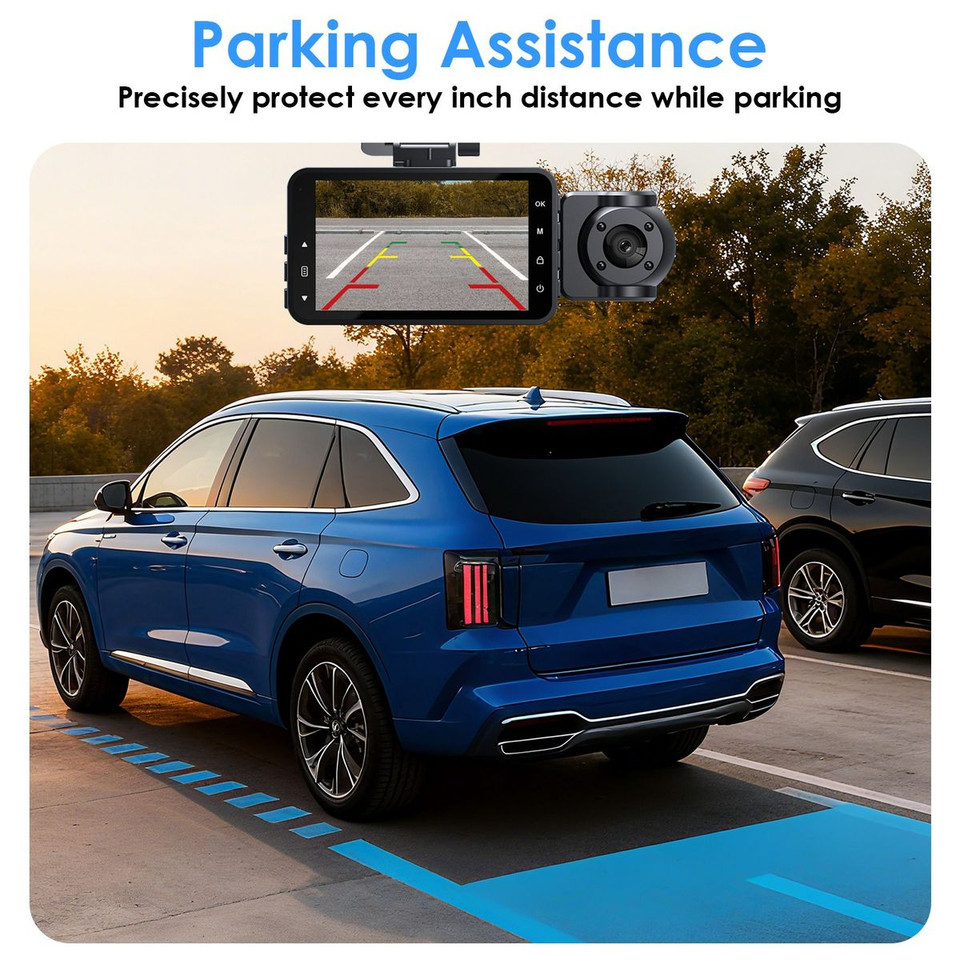 iMounTEK 1080P 3-Channel Dash Cam product image