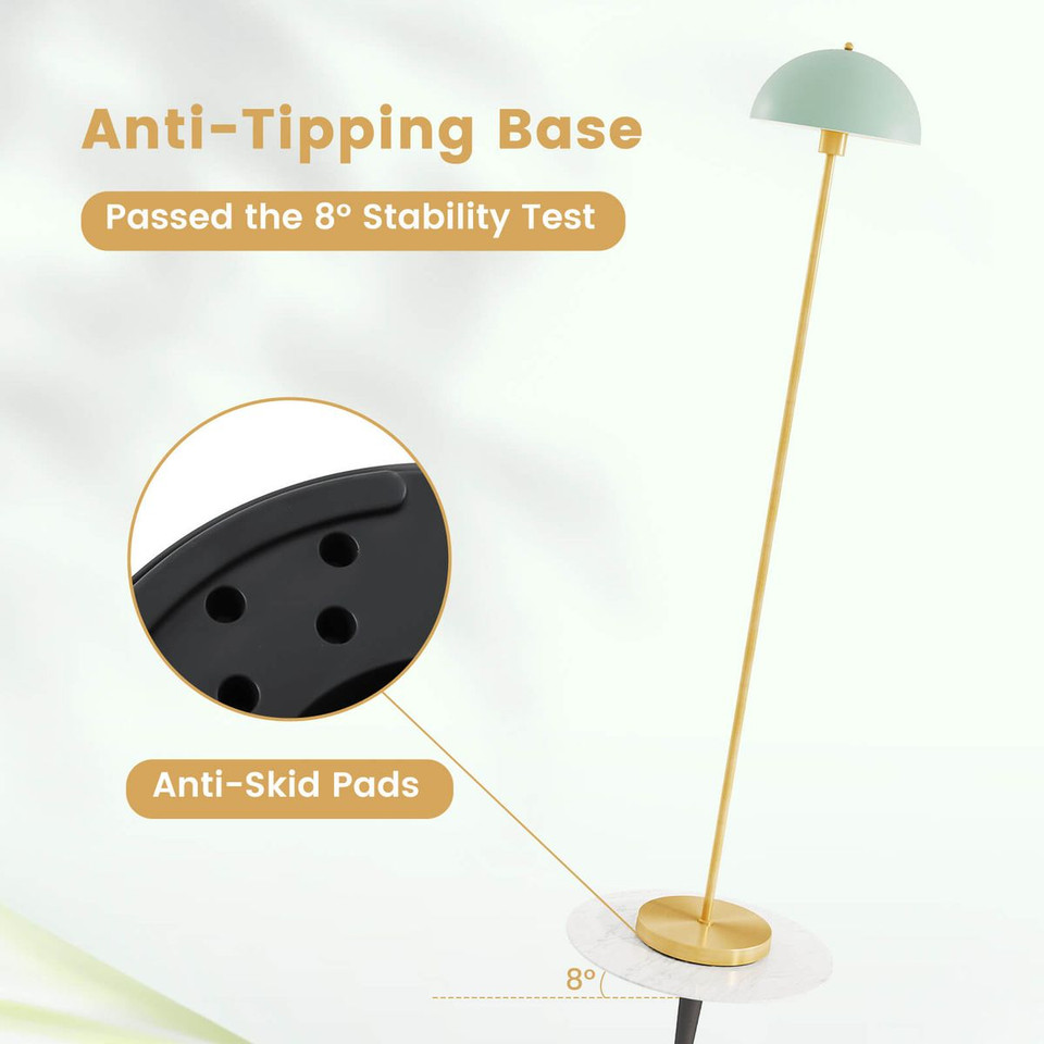 64” Floor Lamp with Shatterproof Lamp Shade product image