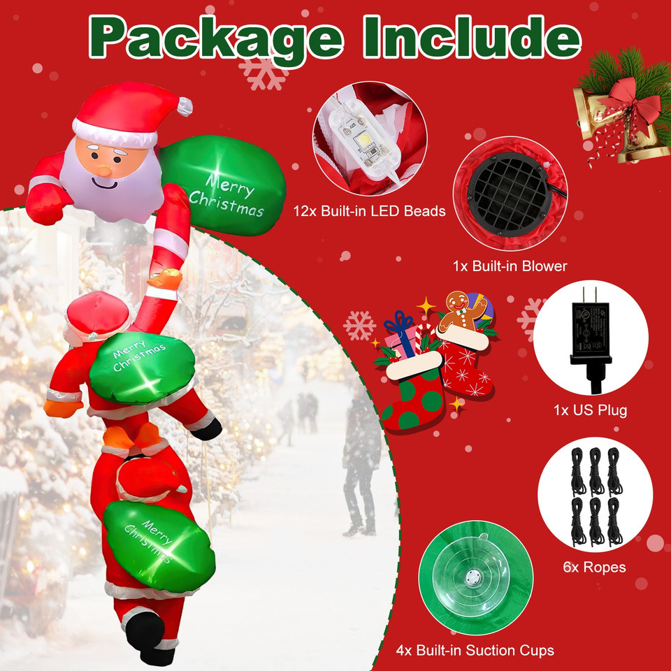 8-foot Inflatable Santa Claus product image