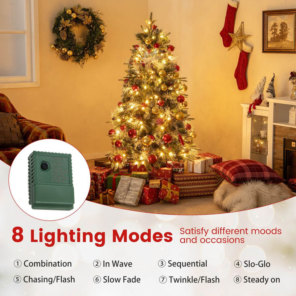 Artificial Christmas Tree with Warm White LED Lights (5, 6, or 7 FT) product image