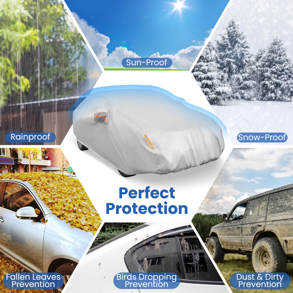 Full Automobile Cover with Cotton Lining product image