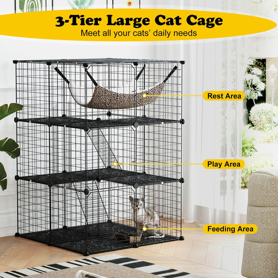Cube Cat Cage (3 or 4 Tier) product image