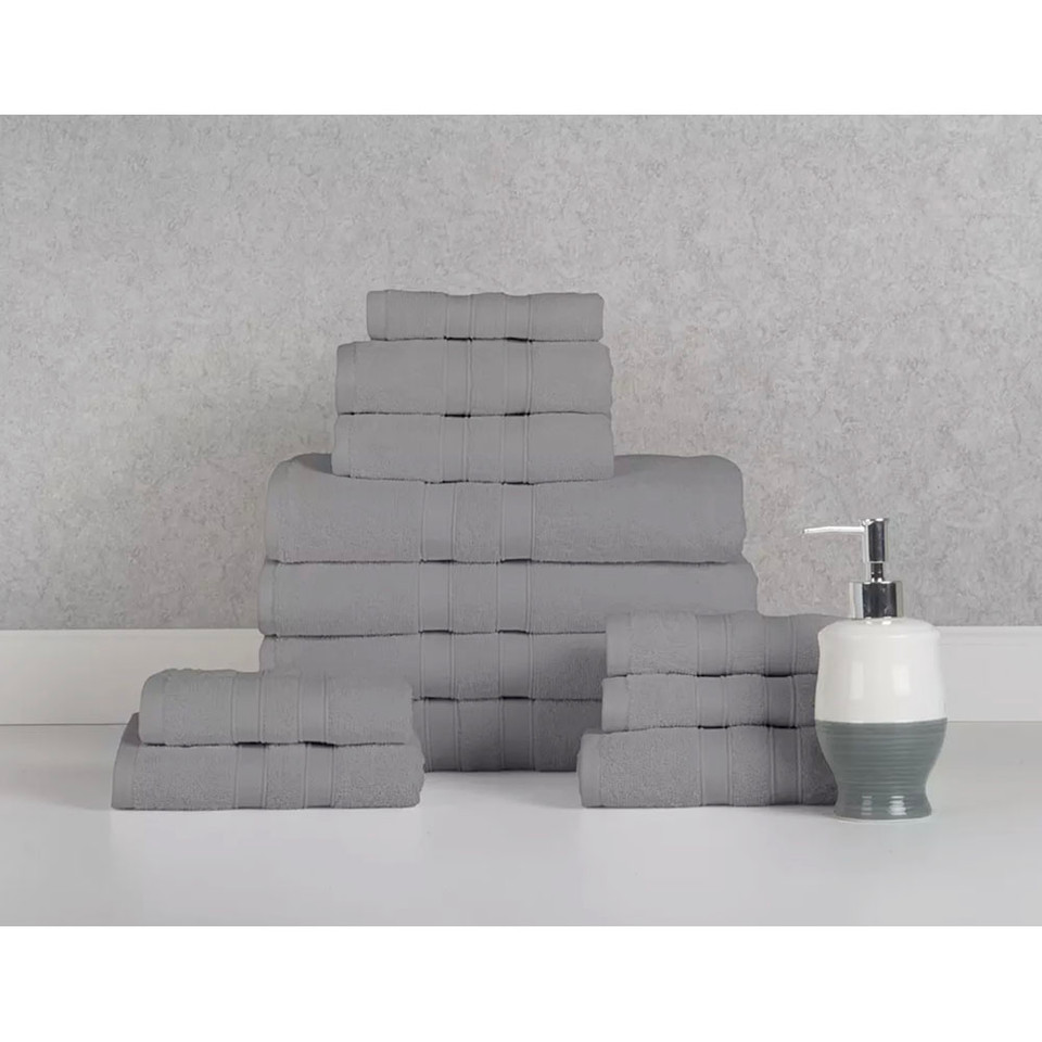 Bibb Home® 12-Piece Egyptian Cotton Towel Set product image