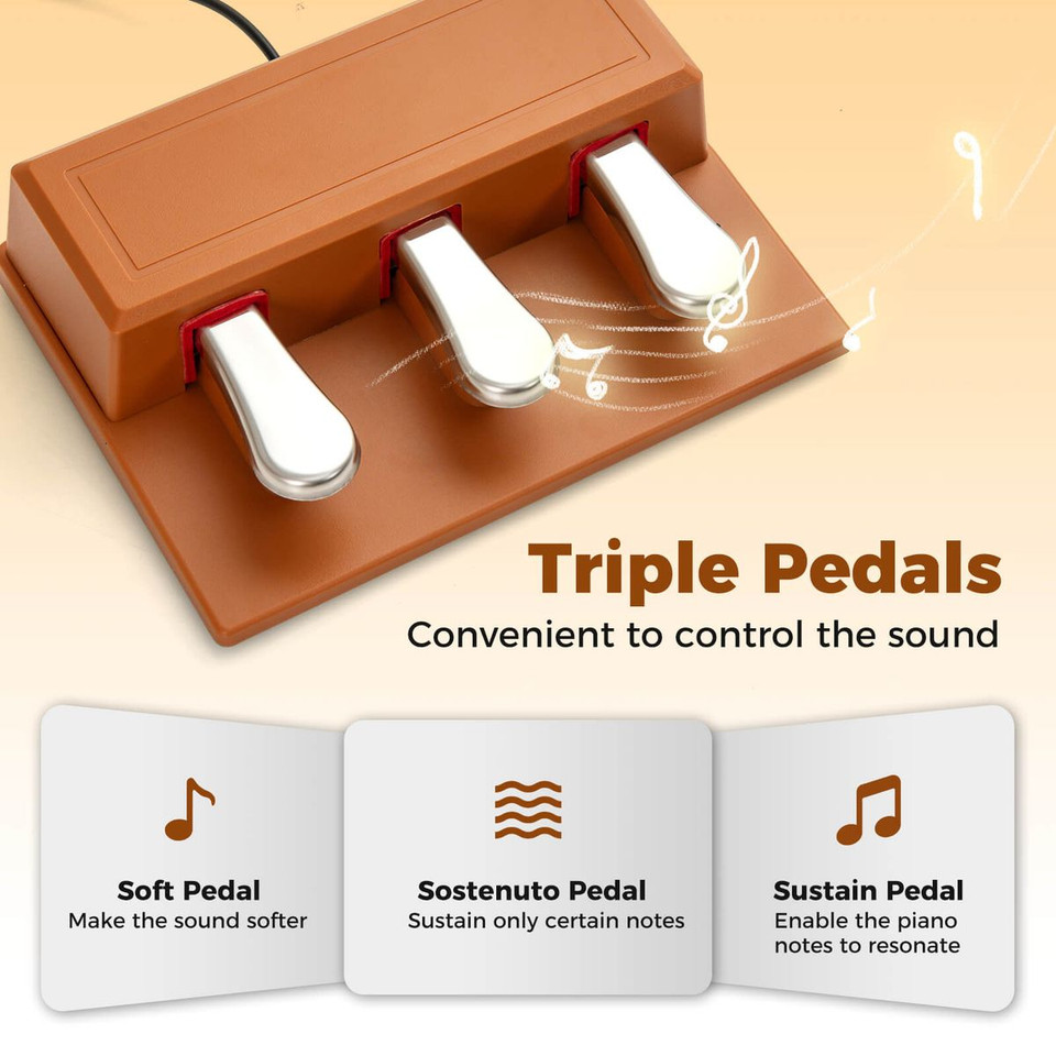 88-Key Graded Hammer Weighted Keyboard with Push-Pull Drawer product image