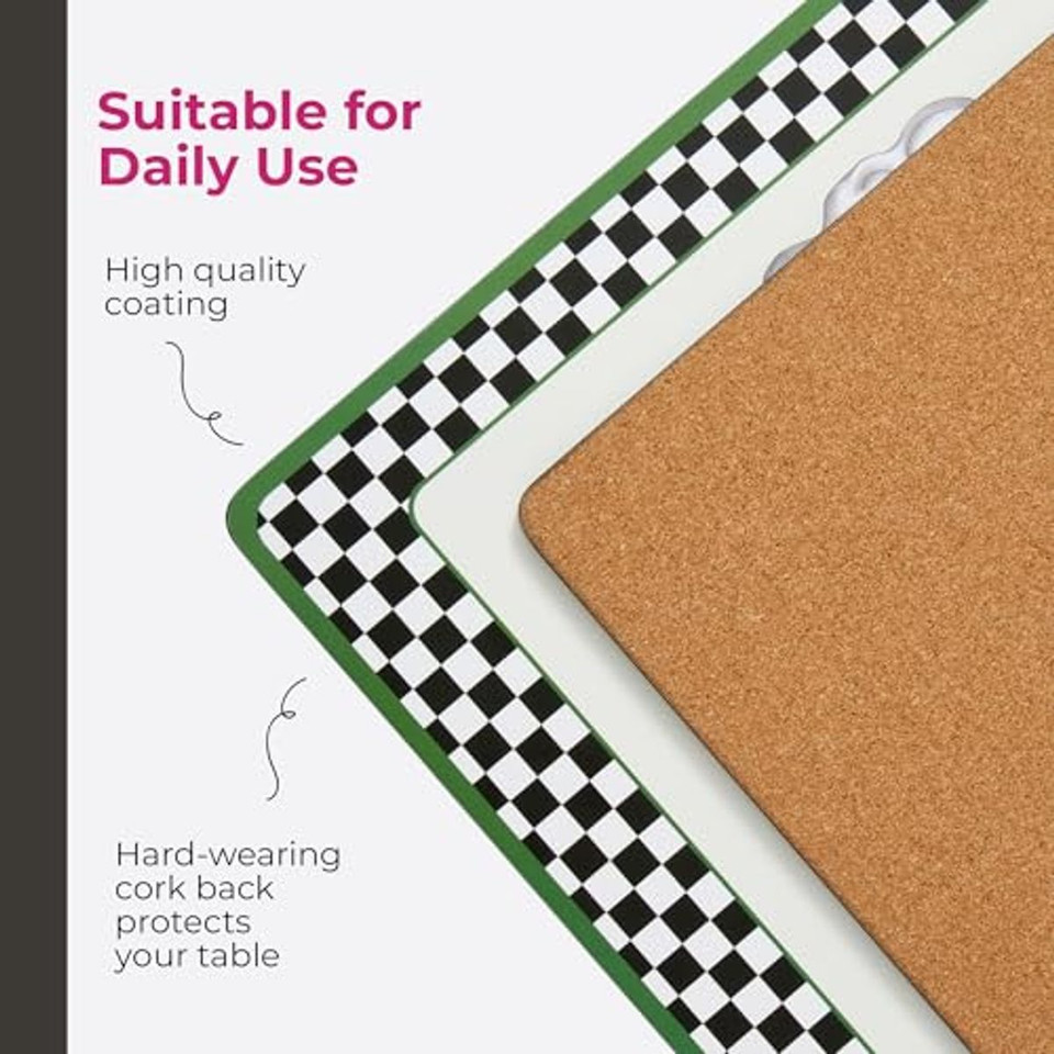 Cork-Backed Santa Placemats (Set of 4) product image