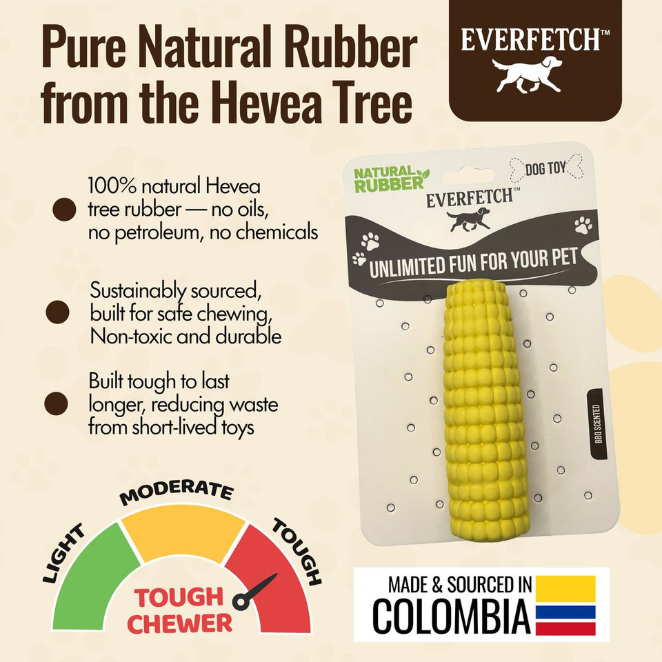Everfetch Natural Rubber Scented Funky Dog Toys product image